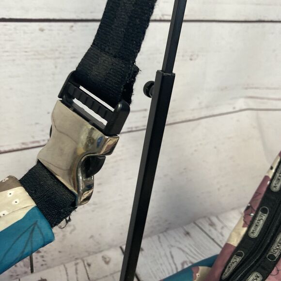 Lesportsac Hobo Bag Animal Print Bird Nature Floral Multicolor Large - Picture 3 of 13